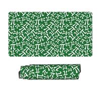 Grande tappetino per mouse da gaming, con stampa con simbolo del Pi, tappetino da scrivania in gomma con bordi cuciti, tappetino per mouse per laptop, tastiera PC, tappetino per mouse per lavoro