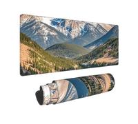 Grande tappetino per mouse da gioco, 30,5 x 80 cm, esteso XXL tappetino per mouse con bordi cuciti, antiscivolo, lungo tappetino da scrivania Pikes Peak Colorado, tappetino da scrivania per tastiera