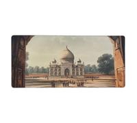 Grande tappetino per mouse da gioco, 40,6 x 90,2 cm, antiscivolo, esteso, XXL, tappetino da scrivania lungo con bordi cuciti per tastiera, casa, ufficio, gioco, lavoro, sito storico, pittura, grande