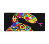 Grande tappetino per mouse da gioco, 40,6 x 90,2 cm, antiscivolo, esteso, XXL, tappetino da scrivania lungo con bordi cuciti, per tastiera, casa, ufficio, gioco, lavoro, motivi culturali, arte