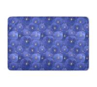 Grande tappetino per pannolini riutilizzabile, motivo floreale blu, extra large, impermeabile, per bambini, adulti, animali domestici, 132,1 x 86,4 cm (lunghezza x larghezza)