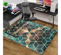 Grande tappetino per pavimenti non slip per sedia da ufficio, sedia da gioco e scrivania - Protatore di moquette rettangoli per pavimenti in legno e moquette, 180 x 230 cm - e versatile FANDIAO