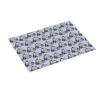Grande tappetino scolapiatti per bancone della cucina, 45,7 x 61,7 cm, assorbente per auto della polizia, tappetino in microfibra con anello per appendere