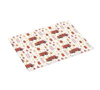 Grande tappetino scolapiatti per bancone della cucina, 45,7 x 61,7 cm, stampa a scala dei pompieri, in microfibra, assorbente, tappetino per scolapiatti con anello per appendere