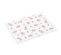 Grande tappetino scolapiatti per bancone della cucina, 45,7 x 61 cm, assorbente, con farfalla e maialino, tappetino in microfibra con anello per appendere