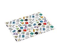 Grande tappetino scolapiatti per bancone della cucina, 45,7 x 61 cm, assorbente per la stagione scolastica, tappetino per scolapiatti in microfibra con anello per appendere