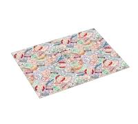Grande tappetino scolapiatti per bancone della cucina, 45,7 x 61 cm, assorbente, tappetino per passaporto, tappetino per scolapiatti in microfibra con anello per appendere