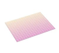 Grande tappetino scolapiatti per bancone della cucina, 45,7 x 61 cm, colore rosa, con stampa a griglia, assorbente, in microfibra, tappetino antiscivolo con anello per appendere