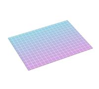 Grande tappetino scolapiatti per bancone della cucina, 45,7 x 61 cm, con stampa a griglia ombré blu rosa (a), tappetino assorbente in microfibra per bancone della cucina, tappetino antiscivolo per