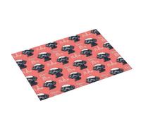 Grande tappetino scolapiatti per bancone della cucina, 45,7 x 61 cm, con stampa Torre Eiffel, assorbente, in microfibra, tappetino per cucina, scolapiatti antiscivolo con anello per appendere
