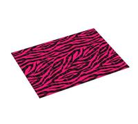 Grande tappetino scolapiatti per bancone della cucina, 45,7 x 61 cm, in microfibra assorbente, con stampa zebrata nera, rossa, rosa, zebrata, tappetino per cucina, scolapiatti con anello per appendere