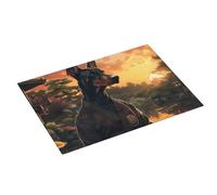 Grande tappetino scolapiatti per bancone della cucina, 45,7 x 61 cm, in microfibra assorbente, tappetino per scolapiatti con anello per appendere il tramonto e meditazione