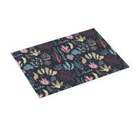 Grande tappetino scolapiatti per bancone della cucina, 45,7 x 61 cm, in microfibra assorbente, tappetino colorato per asciugare le alghe marine, tappetino per scolapiatti con anello per appendere