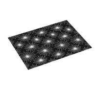 Grande tappetino scolapiatti per bancone della cucina, 45,7 x 61 cm, motivo ragnatela scura, con stampa a motivo ragnatela in microfibra, assorbente, tappetino per scolapiatti da cucina, tappetino