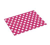 Grande tappetino scolapiatti per bancone della cucina, 45,7 x 61 cm, stampa a pois rosa acceso, tappetino assorbente in microfibra per bancone della cucina, tappetino antiscivolo con anello per
