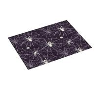 Grande tappetino scolapiatti per bancone della cucina, 45,7 x 61 cm, stampa con ragnatela, assorbente, in microfibra, tappetino antiscivolo con anello per appendere