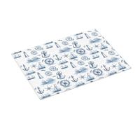 Grande tappetino scolapiatti per bancone della cucina, 45,7 x 61 cm, stampa di ancora, faro, assorbente, in microfibra, tappetino per scolapiatti da cucina, tappetino antiscivolo con anello per