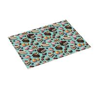 Grande tappetino scolapiatti per bancone della cucina, 45,7 x 61 cm, stampa di torta di lamponi, in microfibra, assorbente, tappetino per scolapiatti da cucina, tappetino antiscivolo con anello per