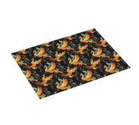 Grande tappetino scolapiatti per bancone della cucina, 45,7 x 61 cm, stampa fantasy fenice, tappetino assorbente in microfibra per scolapiatti da cucina, tappetino antiscivolo con passante per