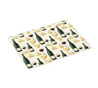 Grande tappetino scolapiatti per bancone della cucina, 45,7 x 61 cm, stampa vino rosso, tappetino assorbente in microfibra per scolapiatti da cucina, tappetino antiscivolo con anello per appendere
