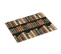 Grande tappetino scolapiatti per bancone della cucina, 45,7 x 61 cm, stampa vintage biblioteca, tappetino assorbente in microfibra per bancone della cucina, tappetino antiscivolo con anello per