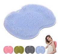 Grande Tappetino Scrubber per Piedi, Tappetino Scrub Piedi Doccia con Ventose, Pad Massaggio Doccia Piede Spazzola Antiscivolo, Tappetino per Esfoliare Foot Scrubber Cleaner Massager