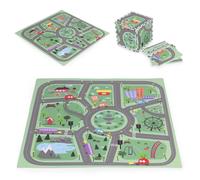 Grande tappeto puzzle in schiuma per bambini - Città 90,5 × 90,5 cm, 21 pz ECOTOYS