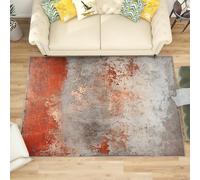 Grande Tappeto Soffice per Camera da Letto Stile Trasandato Tappeto Lavabile Antiscivolo per Soggiorno Texture Artistica Ruggine Industriale Tappeti Morbidi per la Decorazione Domestica 180x240 cm