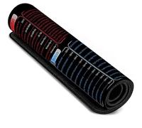 Grande tastiere 400 x 900 x 3 mm con scorciatoia a parole per uso software e giochi, con tappetino impermeabile per computer