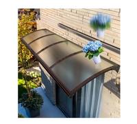 Grande tenda a baldacchino in acciaio al carbonio per porta patio e balcone, riparo da pioggia e neve, protezione UV, dimensioni personalizzate, 140 x 210 cm
