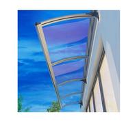 Grande tenda da esterno in acciaio al carbonio, protezione UV e neve, design a pendenza, 90 x 220 cm, ideale per ingresso e terrazza, resistente alle intemperie