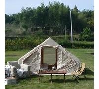 Grande tenda gonfiabile, tenda sportiva, tenda da campeggio gonfiabile per famiglie per 4-6 persone con foro per fornello, tende gonfiabili per esterni impermeabili PU3000mm per 4 stagioni