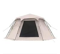Grande tenda leggera 4 stagioni, Tenda da campeggio esagonale for famiglie di grandi dimensioni, 4 stagioni, con veranda, pop-up multicolore, diverse misure(Gold,Single Tent)