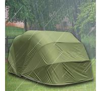 Grande tenda per auto in acciaio inox, tenda semi-automatica pieghevole per auto, garage portatile, copertura mobile resistente per tutte le condizioni atmosferiche, 5,9 x 2,5 x 2,45 m