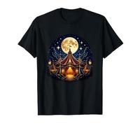Grande Tenda Vintage sotto Il Circo della Luna Piena Maglietta