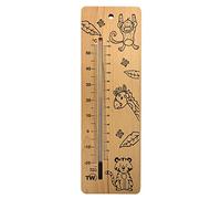 Grande termometro in legno per la cameretta dei bambini, con design safari per la cameretta dei bambini, ideale per la cameretta dei bambini e la temperatura della stanza dei bambini