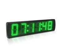 Grande timer da gara digitale a LED, timer elettronico da gara sportiva con cronometro e conto alla rovescia Molteplici modalità(Green Timer)