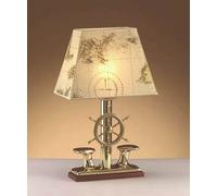 Grande Tischleuchte IN Ottone Marittimo Decodificare H:53cm Design Tavolo Lampe