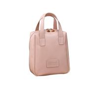 Grande trousse per cosmetici, organizer portatile con scomparti e manico, per pennelli da trucco e articoli da toeletta, Rosa, Refer to description, Unisex