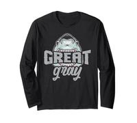 Grande umorismo squalo grigio per i capelli grigi famiglia vecchi amici Maglia a Manica