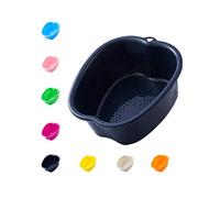 Grande vasca per Pediluvio Plastica Vaschetta Pedicure,per Pedicure Disintossicazione e Massaggio,perfetta per Immergere i Piedi,Può essere Messo a Bagno (Black)