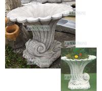 Grande Vaso base tavolo cornucopia cm 80x70 in cemento arredo interno esterno