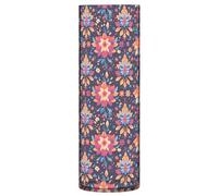 Grande vaso da fiori colorato mandala, in plastica, 30 cm, moderno, trasparente, alto, per cucina, tavolo, biblioteca, decorazione per feste