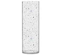 Grande vaso da fiori in plastica argento con texture glitter argento scintillante 30 cm trasparente estetico decorativo alto vasi da fiori per soggiorno tavolo da pranzo