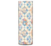 Grande vaso da fiori mandala in plastica a reticolo 30 cm moderno decorativo grande vaso di fiori per sala da pranzo ingresso biblioteca decorazione