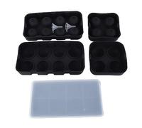 Grande vassoio per cubetti di ghiaccio, in silicone, facile da rimuovere, quadrato, per cocktail e whisky