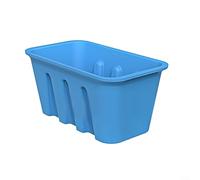 Grande vassoio per cubetti di ghiaccio per immersione fredda, essenziale per le procedure di raffreddamento e recupero (blu senza coperchio)