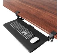 Grande vassoio per tastiera estraibile sotto la scrivania con sistema di