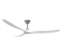 Grande Ventilatore da Soffitto con Telecomando Genuino Cromo Bianco Ventilato... [EEK: Non valutato]