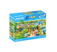 Playmobil anniversary 71600 grande zoo - giocattolo educativo per bambini dai 4 anni